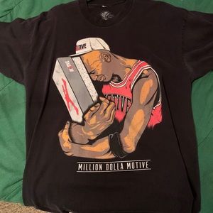 Jordan Hugging A Shoe Box T-shirt